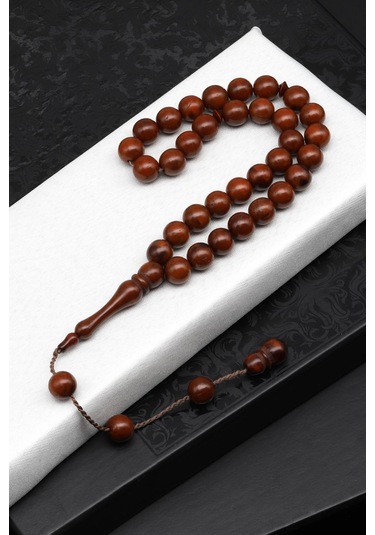 Alibaba Doğaltaş İznik Kuka Ağacı Tesbih 8 Mm Küre Kesim