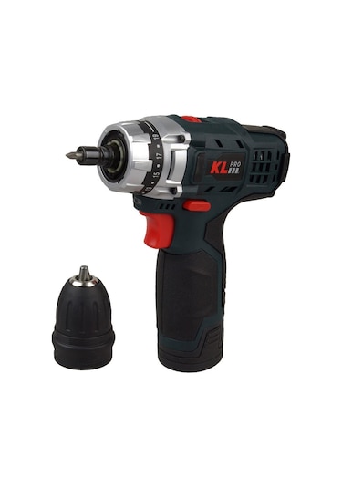 Klpro KLNM1020 10.8V 2.0 Ah Li-ion Çift Akülü Darbesiz Matkap Vidalama
