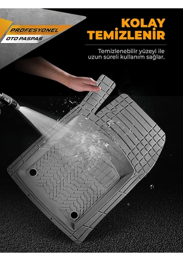 Minderland Pro - Audi Sq2 İle Uyumlu Paspas Seti, Gri