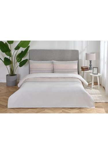 Floretta Axiss Tek Kişilik Pike Takımı Pudra