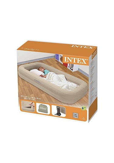 Vardem Intex 66810 Çocuk Seyahat Şişme Yatak Seti + Pompa