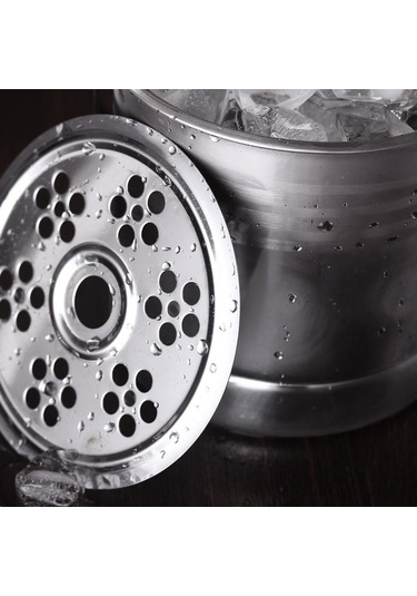 Suntek Magideal Şampanya Buz Kovası Paslanmaz Çelik Bira 1-numara Gümüş