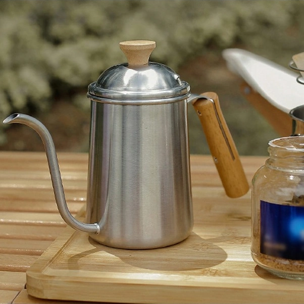 Fortunelane Paslanmaz Çelik 650ml Kahve Demleme Sürahisi - Gümüş, Ev & Ofis Gümüş