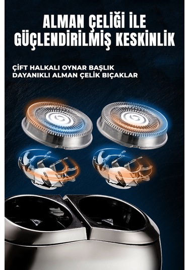 Elektrikli Tıraş Makinesi Taşınabilir Mini Led Dijital Ekran Akıl