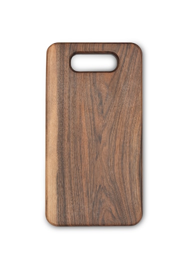 Yekpare Masif Ahşap Sunum Tahtası Kesme Tahtası Ceviz Medium 4