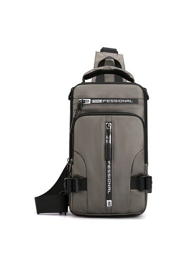 Erkekler İçin Şık Ve Pratik Çapraz Omuz Çantası, Su Geçirmez Uzay Kumaşı İle Dayanıklı, Küçük Boyutlu Rahat Sırt Çantası, Modaya Uygun Fonksiyonel Günlük Çanta Bej