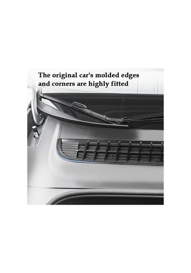 Yaleker Tesla Model Y 2025+ Juniper İçin Abs + Paslanmaz Çelik Havalandırma Girişi Korumalı Ağaç Yaprağı-toz Engelleyici Koruma Kapağı Sol+sağ Set