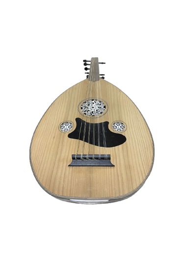 Üst Kalite Ud Kanada Kapaklı Kenar İşlemeli Ceviz-siyah Maun