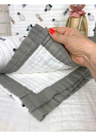Kapılıehome Yeni Doğanlar İçin Muslin Battaniye 219218093 Beyaz