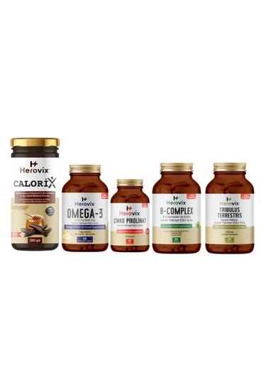 Herovix Sporculara Özel Kütle Ve Hacim Paketi 5'li