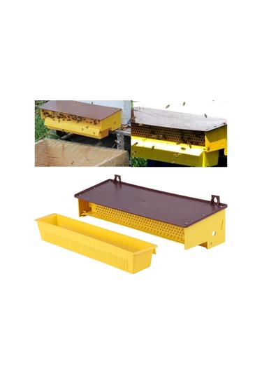 Jeemson Arı Kovanı Polen Toplayıcı - Plastik Yapı, Vantilli Polen Tablası, Kolay Kurulum, Arı Dostu Ve Dayanıklı