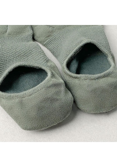 Homyl Koşu Sporları Için Beş Parmak Çorap Hafif Kaymaz İnce Yeşil