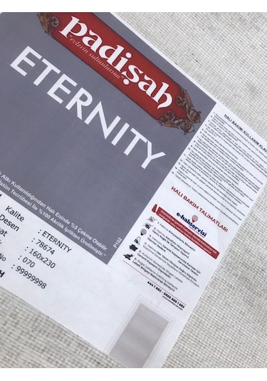 Padişah Halı Eternity 78674 070 Serisi Akrilik Salon Oturma Odası Halısı Kahve - Krem