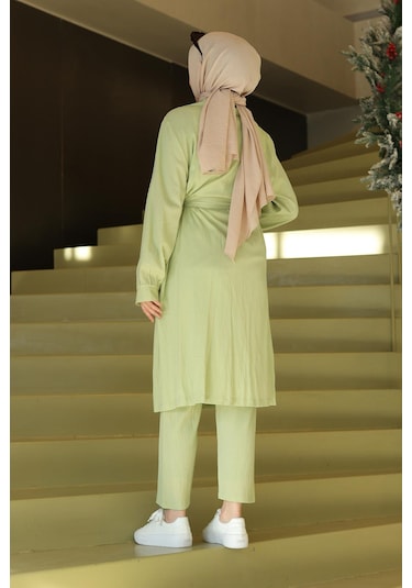 Ay Parça Detaylı Takım Mint Yeşili Mintyeşili Mint Yeşili