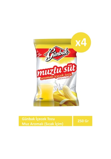 250gr Muzlu Süt Aromalı İçecek Tozu X 4 Adet Diğer
