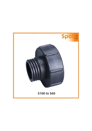 Aubyhe Ibc Tankı Valfi Adaptörü: S100'den S60'ye Dönüştürücü Kalın Ipli, Ağır Tip - 3" İle 2" Bağlantı Parçası, Dayanıklı Malzeme İle Yapıldı