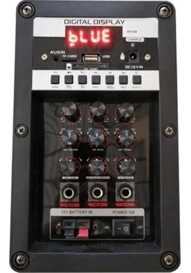 Taşınabilir Büyük Boy 2 Bluetooth Mikrofonlu Hoparlör Lt-910