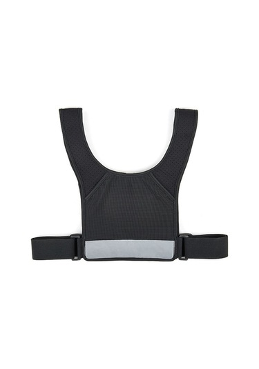 Novahub Erkekler İçin Su Geçirmez Koşu Göğüs Çantası - Ayarlanabilir Korse Ve Çift Cep Siyah Siyah