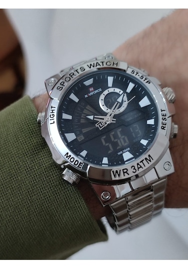 Naviforce Erkek Kol Saati Çift Kordonlu Dijital & Analog 2100