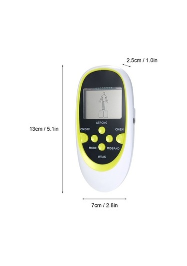 Pazly Renkli Modlu Masaj Aleti, Yorgunluk & Ağrı Terapisi, Ems Elektrikli, Çift Kanallı 8-15 Tj Çok Renkli Çok Renkli