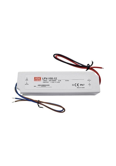 Meanwell Lpv-100-12 100W 12V 8,5A Sabit Voltaj Led Driver İp67