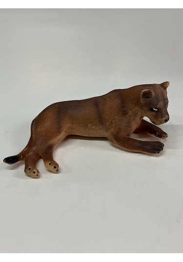 Plastik Oyuncak Büyük Boy Hayvan Puma Dağ Aslanı 17 Cm