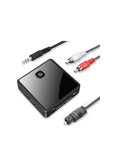 Yunboo Kablosuz Bluetooth 5.0 Alıcı Verici - Aux Ve Optik Girişli Çift Yönlü Ses Adaptörü