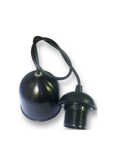 Tek-iş Kablolu Sarkıt E27 Duylu E-27 Kablolu Duy E 27 Duylu Kablolu Sarkıt Tesisatı Siyah