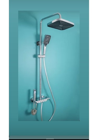 Fleko Piyano Duş Seti Krom Banyo Duş Seti Piyano Duş Diğer