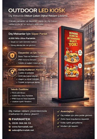 Ourdoor Led KIos Uyumluk