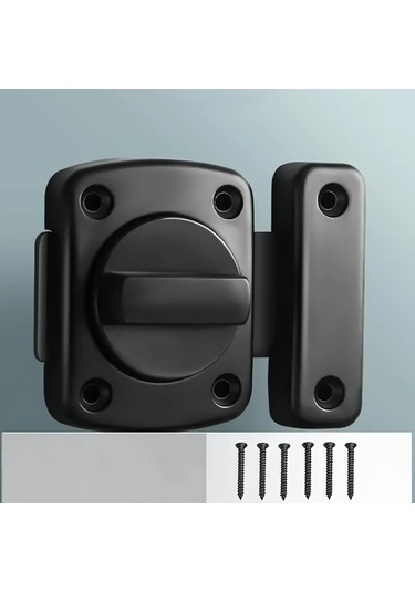 Dashanshop 1 Adet Hırsızlık Önleyici Paslanmaz Çelik Silvery Sürgü Kapı Kilit Mandalı