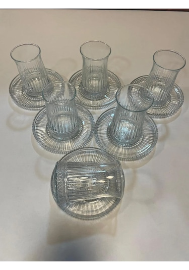 Müge 6'lı Çay Tabağı Diğer