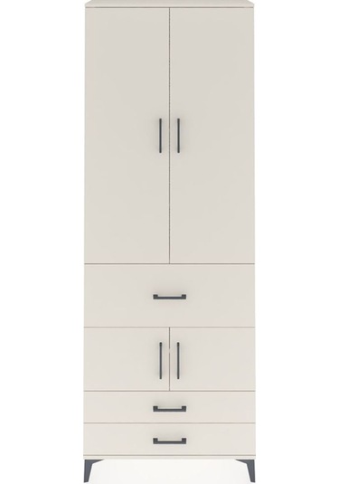 Arges Dolap 5 Raflı 3 Çekmeceli 4 Kapaklı 88x30x243 Aytaşı-ay... Aytaşı