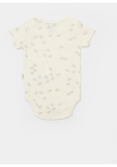 Organik Modal Fil Baskılı 2 Li Kısa Kollu Badi 001