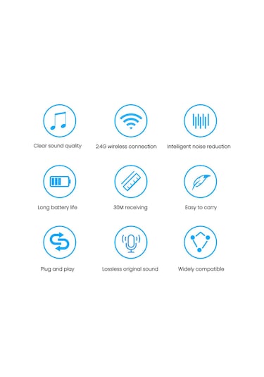Hfambition Siyah Mini Kravat Klipsi Kablosuz Mikrofon - Akıllı Telefon İçin Gürültü Engelleme - Canlı Yayın, Video Kaydı Mikrofonu İos Uyumlu
