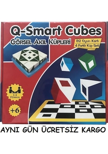 Elif Q-bitz Görsel Beceri Küpleri Akıl ve Zeka Oyunu Smart Cubes