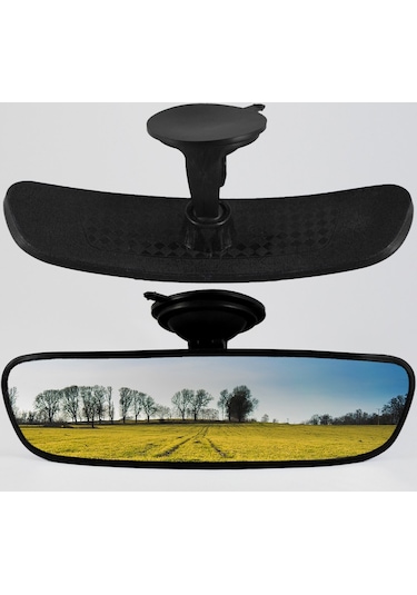 Pırlanta-4 Vantuzlu Universal Dikiz Aynası 21X6 Cm 6 Renk