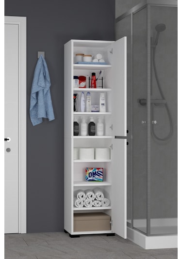 Elite No.2 Banyo Dolabı Beyaz