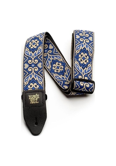 Ernie Ball Jacquard Guitar Straps P04165 - Tribal Blue Gitar Askı