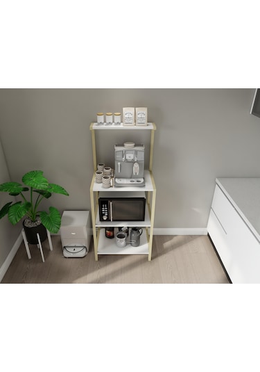 Sali Kahve Köşesi Çok Amaçlı Mutfak Mikrodalga Dolabı