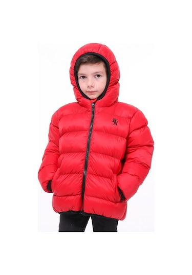 Benitto Kids Erkek Bebek Çocuk Mont 51282 Kırmızı