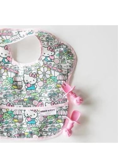 Bumkins Superbib Önlük 3'lü Paket - Hello Kitty Çok Renkli