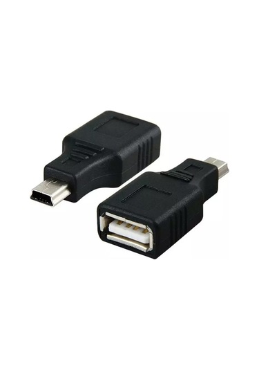 Usb Dişi 5 Pin Mini Usb Erkek Çevirici, Otg Araç Aux Çevirici Otg Adaptör