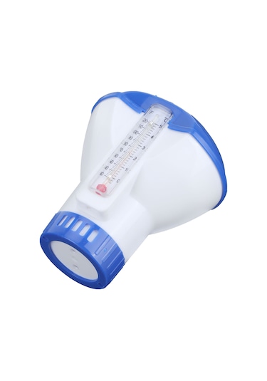 Gajeena 5 İnç Abs Havuz Kimyasal Dağıtıcı - Termometreli Klor Dağıtıcı, Su Sıcaklığı Ölçer, Havuz Ve Jacuzzi İçin Dayanıklı