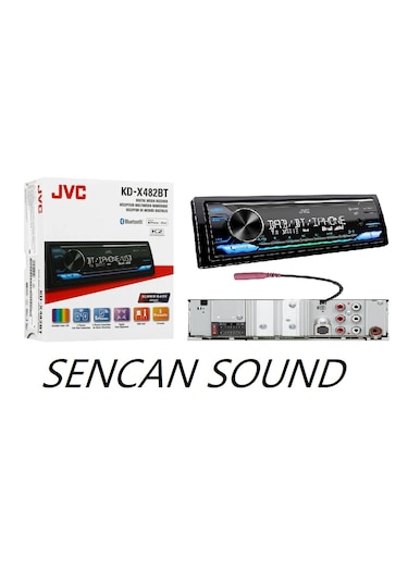 Jvc Kd-x482bt Profesyonel 3 Anfi Çıkışlı Teyp Bluetooth - Sencan Sound