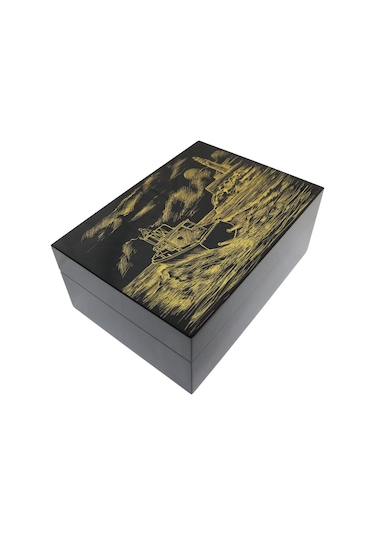 Gentili Emilio Siyah Lake Humidor 373032