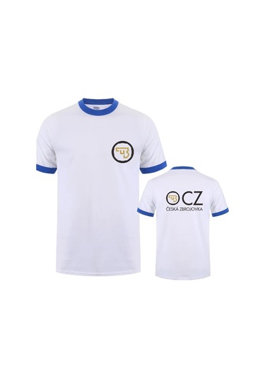 Snapbuy Cz Ceska Zbrojovka Erkek Yazlık Kısa Kollu Pamuk T-shirt 4xl 5xl Lh-153mavi Mavi