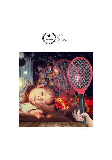 Şarjlı Elektrikli Sivrisinek Öldürücü Sinek Raketi Uv Işıklı Haşere Böcek Öldüren Sineklik Aleti