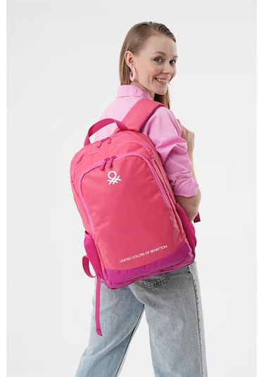 United Colors Of Benetton Sırt Çantası Açık Pembe Bnt20878 Pembe