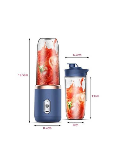 Trendooze W Taşınabilir Suyu Mikseri Mikser Meyve Mavi Hallow Aoresac-mini 40 Me